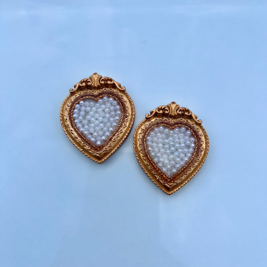 Framed- Pearl Heart