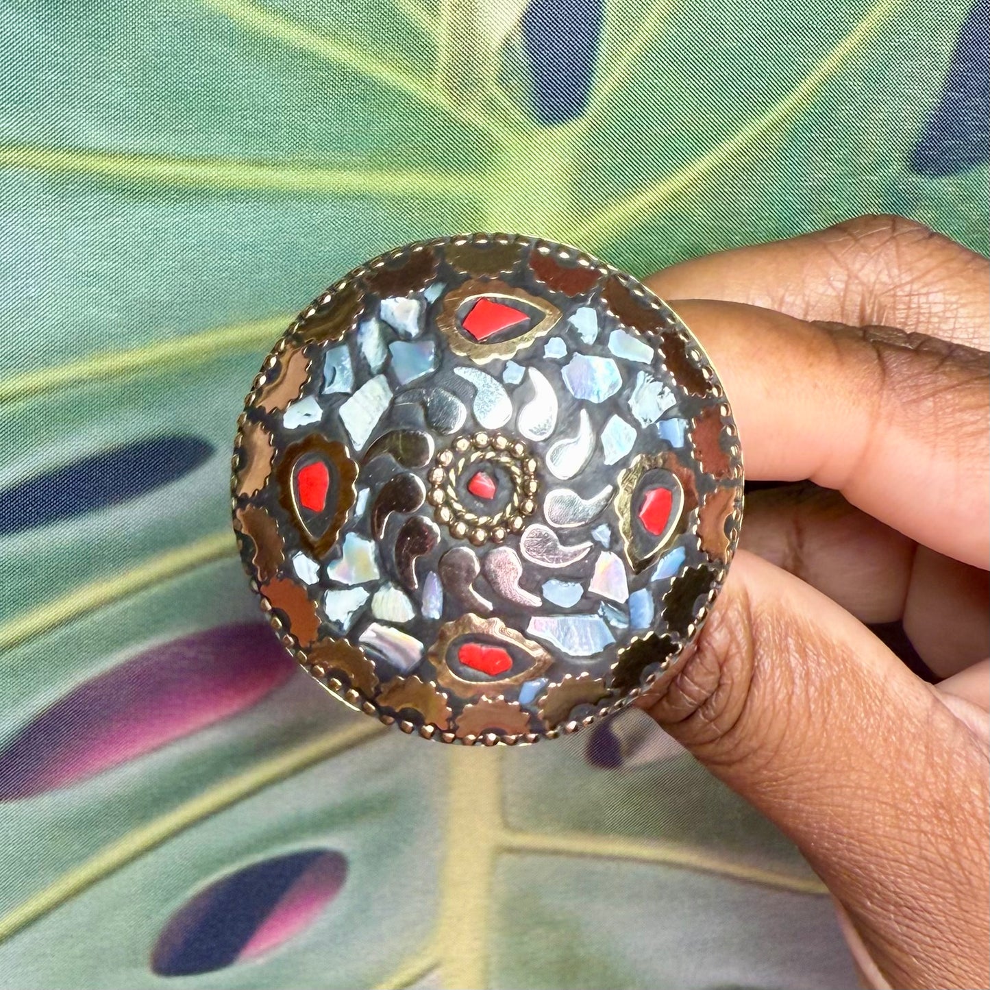 Mosaic Stone Ring #5