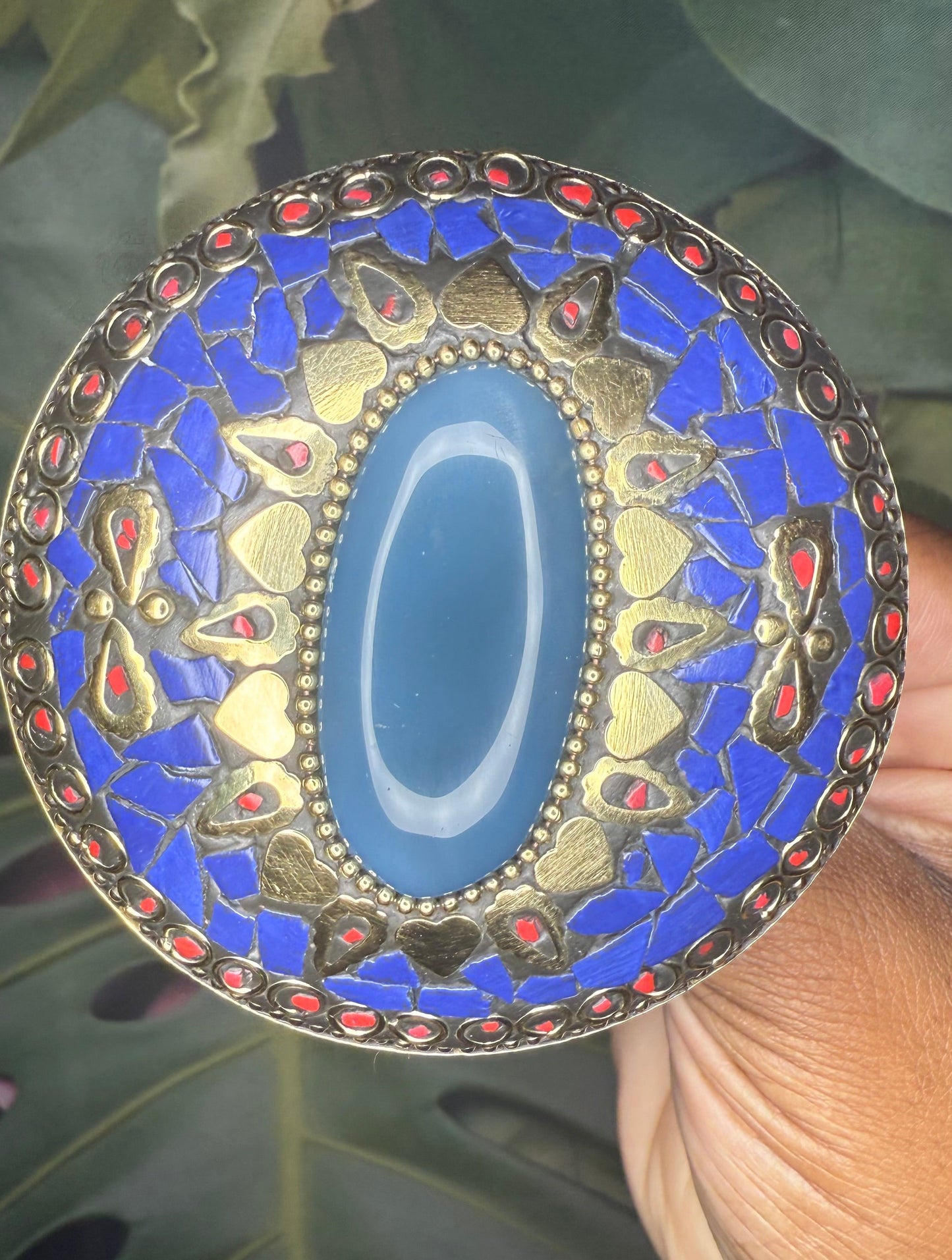 Mosaic Stone Ring #4
