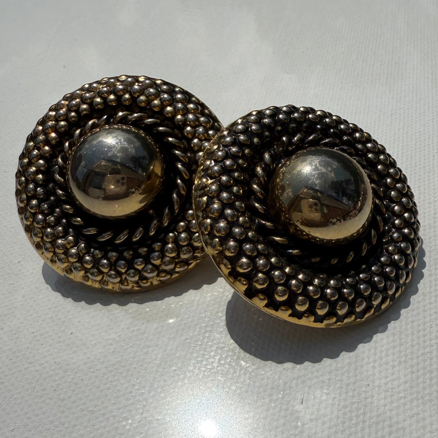 Vintage Round Earrings